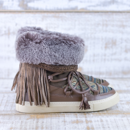 BOTAS ALASKA PIEL COLOR MARRÓN - TALLA 36