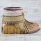 BOTAS BOHO SERPIENTE PIEL MARRÓN - TALLA 37