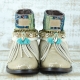 BOTAS BOHO SERPIENTE PIEL GOLDEN - TALLA 36