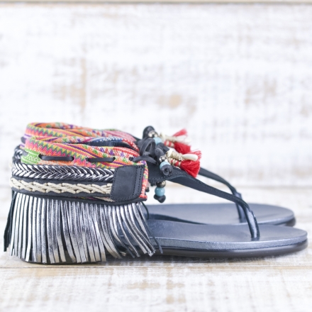 SANDALIA INDIE NEGRO - TALLA 39