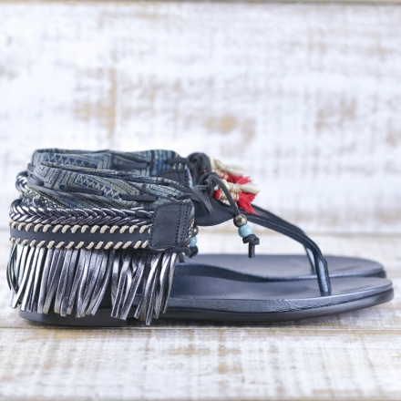 SANDALIA INDIE NEGRO - TALLA 41