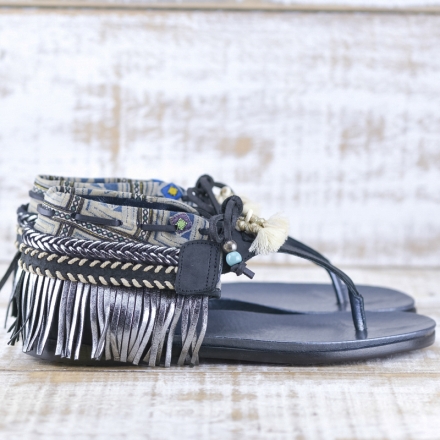 SANDALIA INDIE NEGRO - TALLA 41