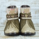 BOTAS BOHO SERPIENTE PIEL GOLDEN - TALLA 37