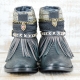 BOTAS BOHO SERPIENTE PIEL NEGRA - TALLA 41