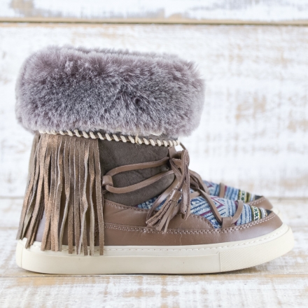 BOTAS ALASKA PIEL COLOR MARRÓN - TALLA 36