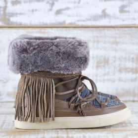 BOTAS ALASKA PIEL COLOR MARRÓN - TALLA 37