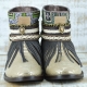 BOTAS BOHO SERPIENTE PIEL GOLDEN - TALLA 39