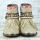 BOTAS BOHO SERPIENTE PIEL GOLDEN - TALLA 37