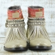 BOTAS BOHO SERPIENTE PIEL GOLDEN - TALLA 38