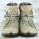 BOTAS BOHO SERPIENTE PIEL GOLDEN - TALLA 40