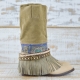 BOTAS WOLF PIEL COLOR BEIGE - TALLA 36