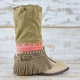 BOTAS WOLF PIEL COLOR BEIGE - TALLA 36