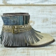 BOTAS BOHO SERPIENTE PIEL GOLDEN - TALLA 41  