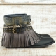 BOTAS BOHO PIEL NEGRO - TALLA 38