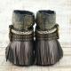 BOTAS BOHO PIEL NEGRO - TALLA 38