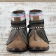 BOTAS BOHO PIEL MARRON - TALLA 38