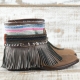 BOTAS BOHO PIEL MARRON - TALLA 38