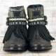 BOTAS BOHO SERPIENTE PIEL NEGRA - TALLA 38