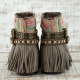BOTAS BOHO PIEL MARRON - TALLA 36