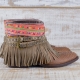 BOTAS BOHO SERPIENTE PIEL MARRÓN - TALLA 41