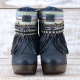 BOTAS BOHO TACON PIEL NEGRO - TALLA 40