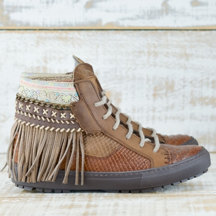 SNEAKER SERPIENTE MARRÓN - TALLA 39