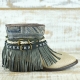 BOTAS BOHO SERPIENTE PIEL GOLDEN - TALLA 37