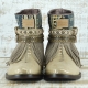 BOTAS BOHO SERPIENTE PIEL GOLDEN - TALLA 37