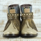 BOTAS BOHO SERPIENTE PIEL GOLDEN - TALLA 37