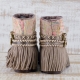 BOTAS BOHO SERPIENTE PIEL MARRÓN - TALLA 37