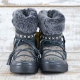 BOTAS ALASKA PIEL COLOR NEGRO - TALLA 38