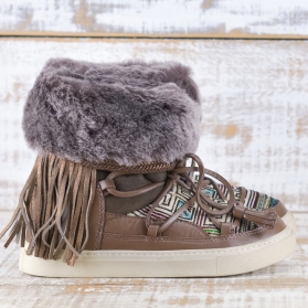 BOTAS ALASKA PIEL COLOR MARRÓN - TALLA 37