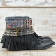 BOTA BOHO  PIEL NEGRA - TALLA 37