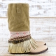 BOTAS WOLF PIEL COLOR BEIGE - TALLA 36