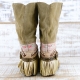 BOTAS WOLF PIEL COLOR BEIGE - TALLA 36