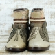 BOTAS BOHO SERPIENTE PIEL GOLDEN - TALLA 37