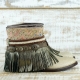 BOTAS BOHO SERPIENTE PIEL GOLDEN - TALLA 37
