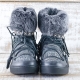 BOTAS ALASKA PIEL COLOR NEGRO - TALLA 36