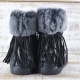 BOTAS ALASKA PIEL COLOR NEGRO - TALLA 40