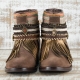 BOTAS BOHO PIEL MARRON - TALLA 36