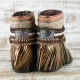BOTAS BOHO PIEL MARRON - TALLA 36
