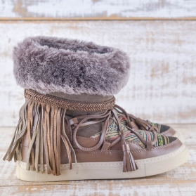 BOTAS ALASKA PIEL COLOR MARRÓN - TALLA 37