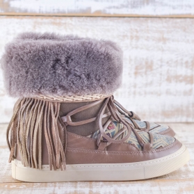 BOTAS ALASKA PIEL COLOR MARRÓN - TALLA 37