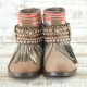 BOTAS BOHO PIEL MARRON - TALLA 36