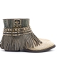 BOTAS BOHO SERPIENTE PIEL GOLDEN - TALLA 38