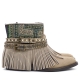 BOTAS BOHO PIEL MARRÓN - TALLA 37