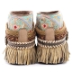 SANDALIAS BOHO PIEL MARRÓN - TALLA 37