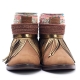 BOTAS BOHO PIEL MARRÓN - TALLA 37