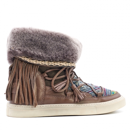 BOTAS ALASKA PIEL COLOR MARRÓN - TALLA 40