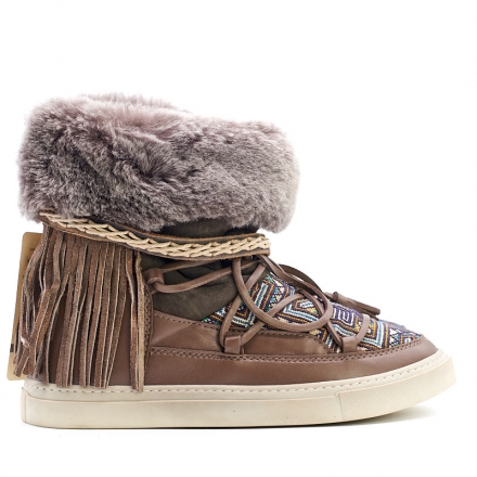 BOTAS ALASKA PIEL COLOR MARRÓN - TALLA 40